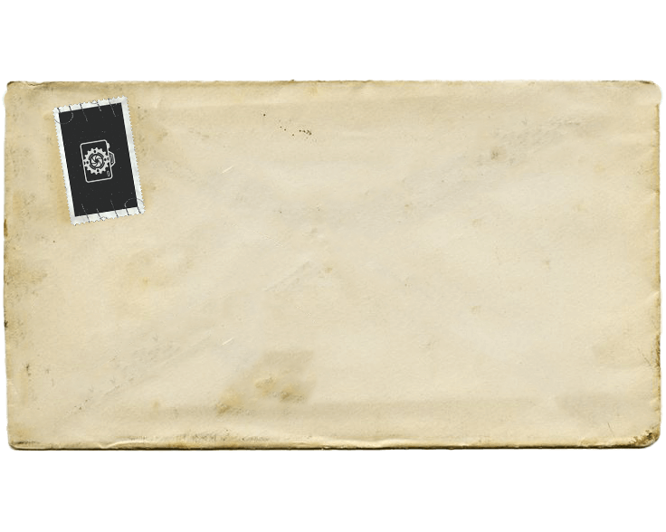 Dos de l'enveloppe